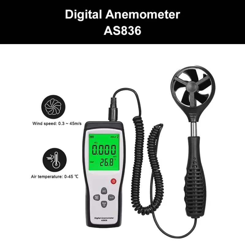 Digital Anemometer AS836